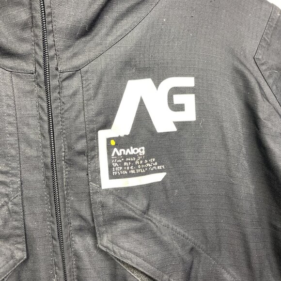 Y2K Analog AG Unlikely Futures By Burton Black Snowboarding XL* Jacket Read* - Picture 11 of 16